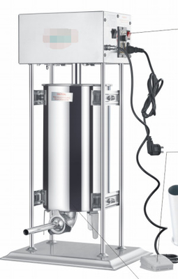 商業用ステンレス鋼のソーセージ詰め物詰め器 容量も多様で,衛生的な補充が簡単