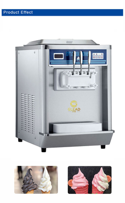 2ホッパーと1.7kWの出力を持つアイスクリーム生産機械