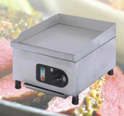 電気ステンレス鋼グリッドル 220-240v 50hz 銀製 キッチン機器 料理用