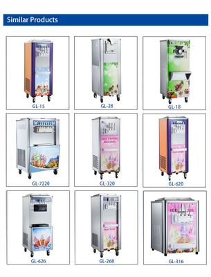 効率的な生産と冷却のための二重5.8Lホッパーを持つ産業冷蔵設備