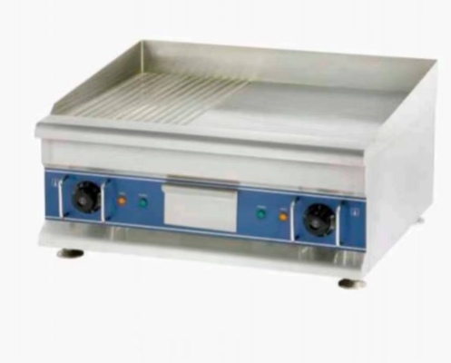 電気銀のグリッドル 調理 食品の種類 220-240V 50Hz 温度 0.C ~ 100.C