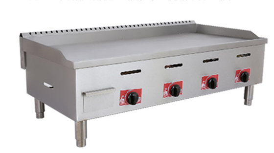 ガス レストラン グリッドル ステンレス スチール シルバー 調理器具 温度範囲 0.C - 100.C