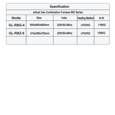SS304 コンストラクション LPG / 天然ガスで動作するオーブンのプロの商用ガスレンジストーブ