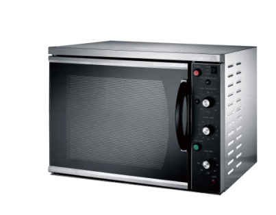 220V 黒/白 コンベンションオーブン 0~200°Cの温度制御を持つ容量35Lの調理装置