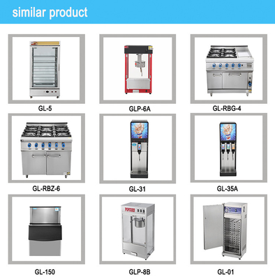150KGステンレス鋼ガス 6レンジストーブ 商用ホテルの設備 ホテルのロビー設備