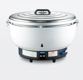 鉄 25L 容量 メカニカル制御パネル付き商用ライスコック - 220V で効率的にライスを調理します