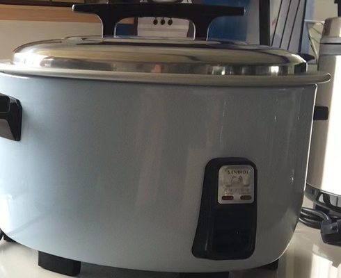 鉄 25L 容量 メカニカル制御パネル付き商用ライスコック - 220V で効率的にライスを調理します