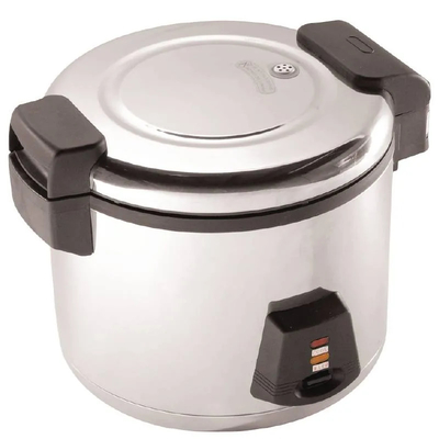 機械制御パネル付きの220V鉄米炊飯器 25L容量 0-100°Cで米を調理する