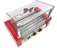 240V/50HZ ホットドッググリルマシン 5/7/9 ロール独立温度制御
