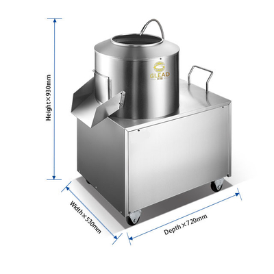 1.5kw 商用ホテルのジャガイモ切断機 80KG N.W 150min/r 回転速度