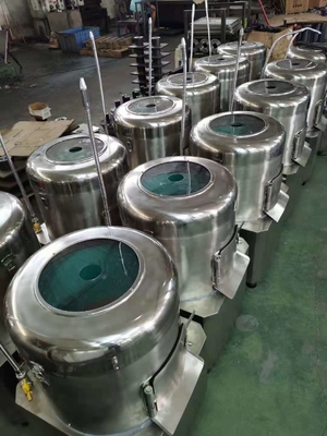 400KG/H ステンレス鋼のジャガイモ切断機 安全で衛生的な設計