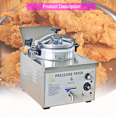 ポータブル 16L 商用ホテル チキンフライヤー 21kg N.W と 3 Kw の電力