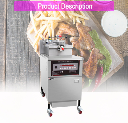 商業用キッチン用 25L 電熱チキン圧力フライヤー - 13.5 Kw パワー