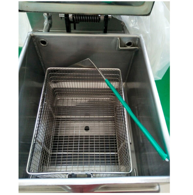 電気熱鶏フライヤー オイルフィルター 13.5 Kw パワー 25L 容量 ホテル用