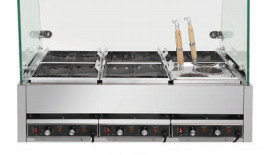 日本レストラン 220V 50-60HZ 電動関東炊飯器 ステンレス鋼 商業用炊飯器具