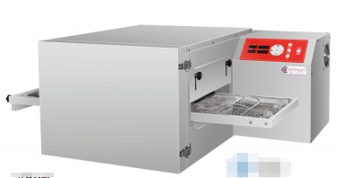 電動 商業用 パン屋 温度 0~400°C ピザチェーン用 コンベヤー ピザオーブン