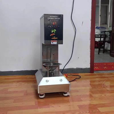 高品質ステンレス鋼ココナッツブラウン肌殻除去ピーラーマシン、ヤングココナッツ皮むき機