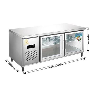 Commercial Electric Kitchen Refrigerator Blue Cabinet Freezers Refrigerator Stainless Steel