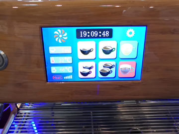 機械半自動商業コーヒー メーカーを作るタッチ画面のコーヒー