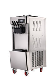 3つの味の柔らかいサーブのアイス クリーム機械小型アイス クリームの吸収の冷却ユニット